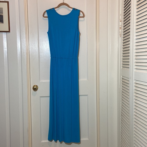 Large Kyle by Kyle Richards Sleeveless Aquamarine Maxi Dress - Picture 11 of 16
